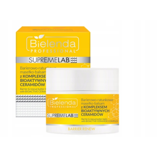 BIELENDA PROFESSIONAL SUPREMELAB BARRIER RENEW BARIEROWO-RATUNKOWE MASEŁKO-BALSAM Z KOMPLEKSEM BIOAKTYWNYCH CERAMIDÓW 40G
