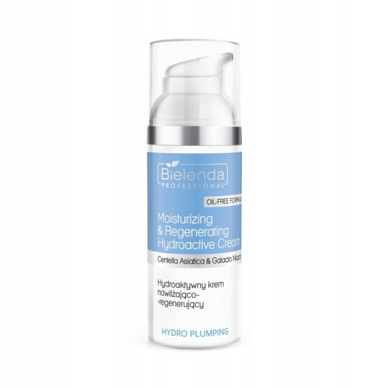 BIELENDA PROFESSIONAL HYDRO PLUMPING HYDROAKTYWNY KREM NAWILŻAJĄCO-REGENERUJĄCY 50ML