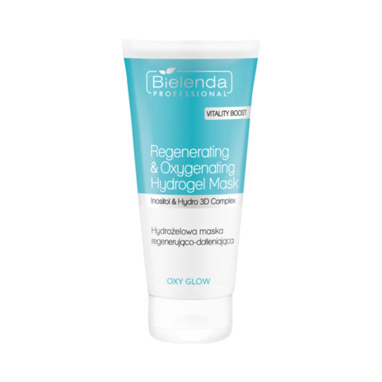 BIELENDA PROFESSIONAL OXY GLOW HYDROŻELOWA MASKA REGENERUJĄCA DOTLENIAJĄCA 150ML