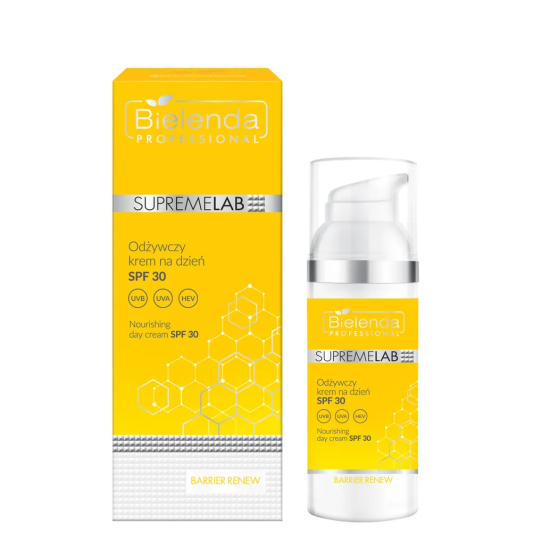 BIELENDA PROFESSIONAL SUPREMELAB BARRIER RENEW ODŻYWCZY KREM Z CERAMIDAMI NA DZIEŃ SPF30 50ML