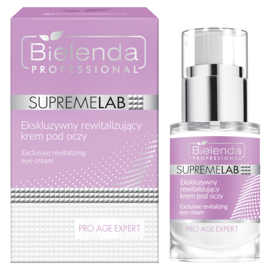 BIELENDA PROFESSIONAL SUPREMELAB PRO AGE EXPERT EKSKLUZYWNY REWITALIZUJĄCY KREM POD OCZY 15ML