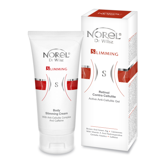 NOREL BODY CARE RETINOL CONTRA CELLULITE ŻEL AKTYWNY W WALCE Z CELLULITEM 200ML DZ050