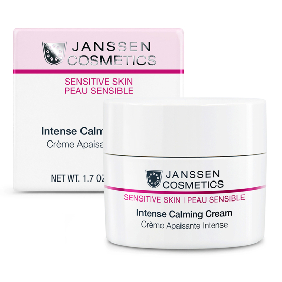 JANSSEN COSMETICS INTENSE CALMING CREAM ŁAGODZĄCY KREM ODŻYWCZY DO SKÓRY WRAŻLIWEJ NA DZIEŃ I NA NOC 50ML