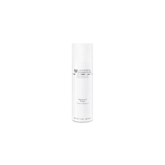 JANSSEN COSMETICS  DEMANDING SKIN VITAFORCE ANTYOKSYDACYJNY, ODŻYWCZY KREM Z WITAMINĄ C REDUKUJĄCY OZNAKI STARZENIA 200ML