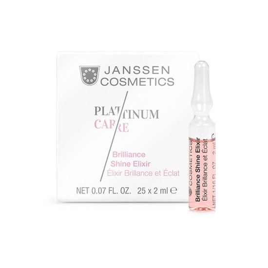 JANSSEN COSMETICS BRILLIANCE SHINE ELIXIR SERUM AMPUŁKI AKTYWATOR MŁODOŚCI I BLASKU 2ML