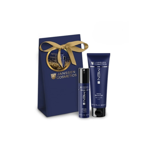 JANSSEN COSMETICS FOR MEN ZESTAW UPOMINKOWY MĘSKI KREM 50ML +ŻEL POD PRYSZNIC 200ML