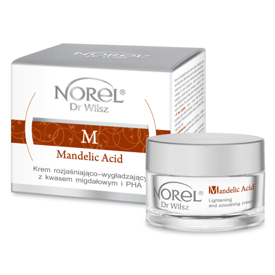 NOREL DR.WILSZ MANDELIC ACID ROZJAŚNIAJĄCO - WYGŁADZAJĄCY KREM Z KWASEM MIGDAŁOWYM I PHA 50ML DK367